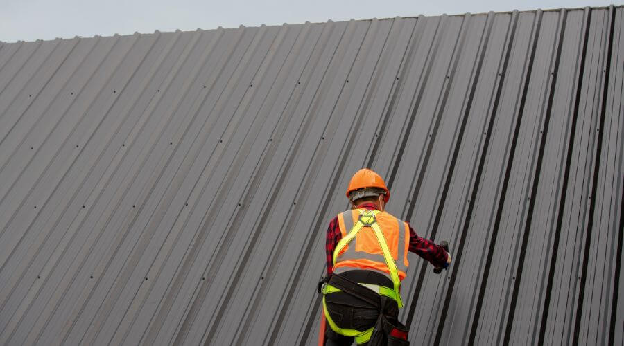 Professional metal roof installation services in Prairieton, IN